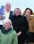 Cindy Wilkey, George Smitherman, Pam McConnell and Connie Yang at the April 26 announcement.