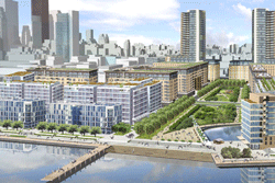 Rendering of planned new GBC waterfront campus (Courtesy WaterFront Toronto)