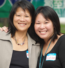 Chow and her constituency assitant Susan Kwong were on hand to hear about local issues.