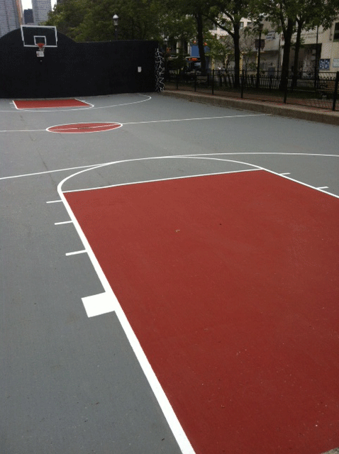 On June 16, this renewed court will be ready for play, much to the delight of St. Lawrence Neighbourhood young people.